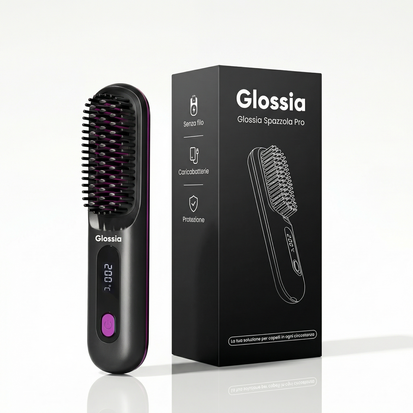 Spazzola Glossia - La rivoluzione dei capelli corti